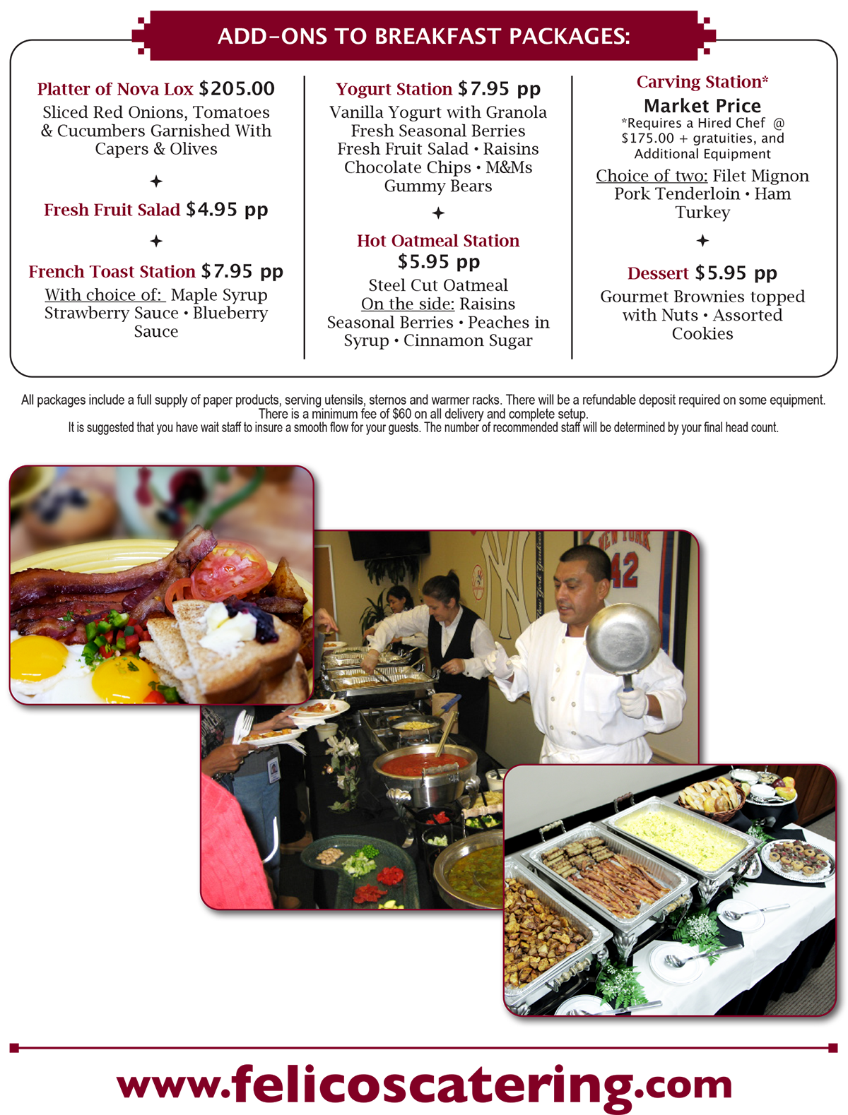 Breakfast menu page 2