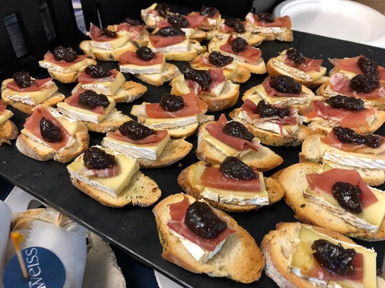 Delicious catered hors d'oeuvres